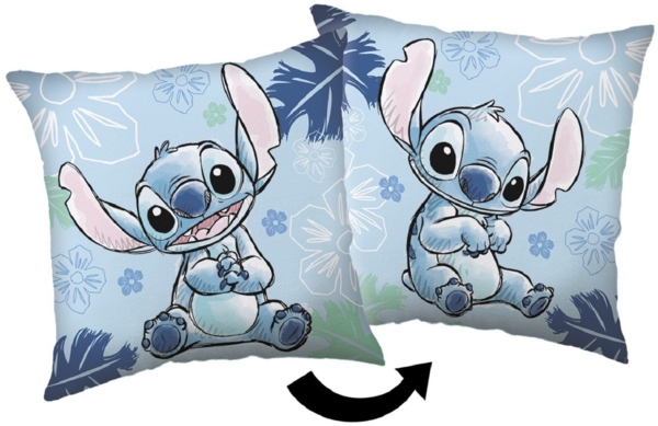 Lilo & Stitch Dekokissen mit Füllung (1 stk.) – Sofakissen doppelseitiger Druck, 40x40 cm