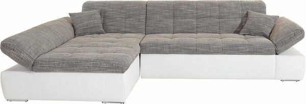 DOMO collection Ecksofa Moric B/T/H 300/172/80 cm, auch in Cord, L-Form, XXL-Format, wahlweise auch mit Bettfunktion und Armverstellung