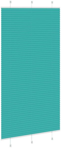 vidaXL Plissee Petrolgrün 110x200 cm Stoffbreite 109,4 cm Polyester 4015417 Bild 4