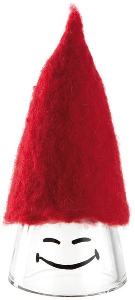 Leonardo Rosso Gnom mit Filzhut 11 cm rot