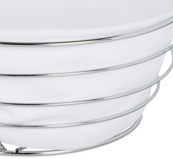 Runder Brotkorb Metall mit Stoffeinsatz 10031045_49 Bild 7