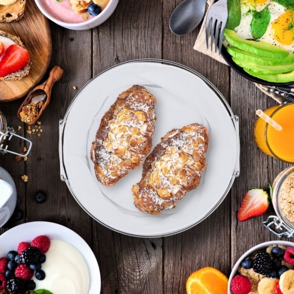 Runder Brotkorb Metall mit Stoffeinsatz 10031045_49 Bild 5