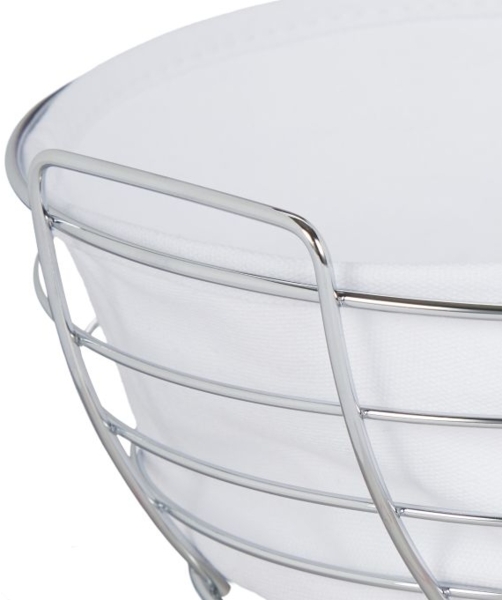 Runder Brotkorb Metall mit Stoffeinsatz 10031045_49 Bild 8