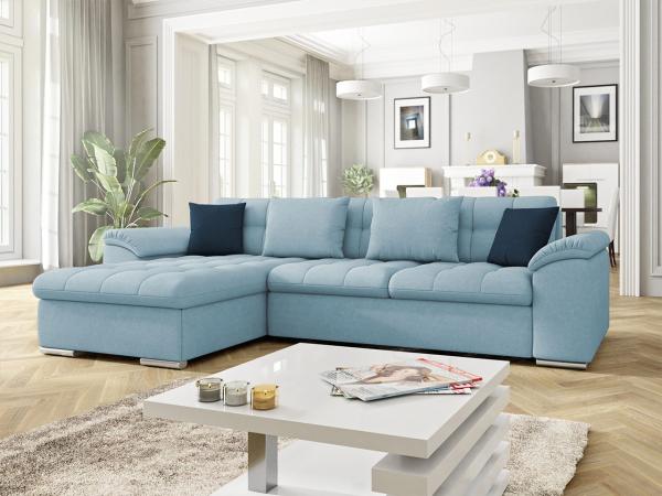 Ecksofa Diana, Seite: Links, Farbe: Uttario Velvet 2960 + Uttario Velvet 2960 + Uttario Velvet 2967