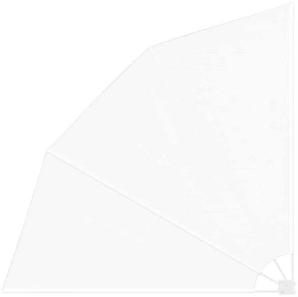 vidaXL Balkon Sichtschutz Weiß 210 x 210 cm Polyester 42000939