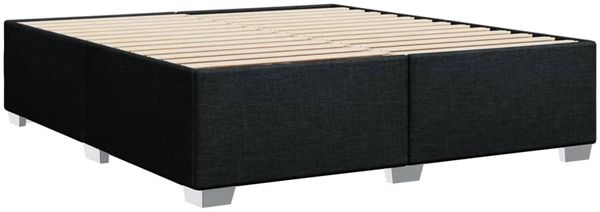 vidaXL Bettgestell ohne Matratze Schwarz 200x200 cm Stoff 3284501 Bild 6