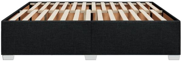 vidaXL Bettgestell ohne Matratze Schwarz 200x200 cm Stoff 3284501 Bild 5