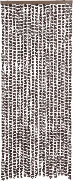 vidaXL Insektenschutz-Vorhang Braun und Weiß 56x185 cm Chenille 325451 Bild 3