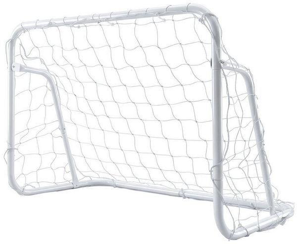 COSTWAY Fußballtor, Garten Fussballtore mit hochfestem Netz & Metallrahmen