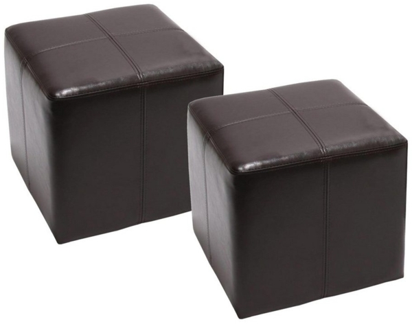 MCW Sitzwürfel Carrara-2 (Set, 2er), Praktisch, Fertig Montiert, Belastbarkeit ca. 150 kg