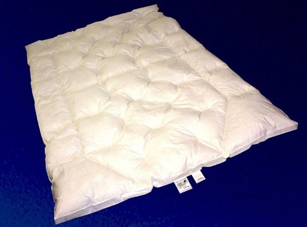 Premium 6cm Winter Hochsteg Daunendecke Daunenbett 4x6 155x200 cm 100% Daunen