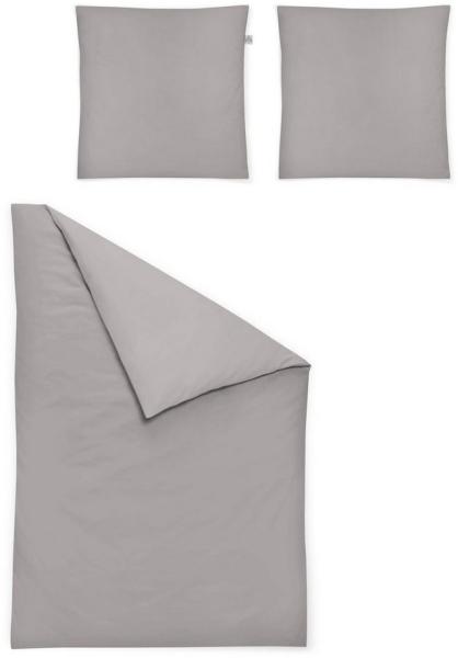 Irisette Edel-Feinbiber Bettwäsche Set Lago 8450 u. stei 240 x 220 cm + 2 x Kissenbezug 80 x 80 cm