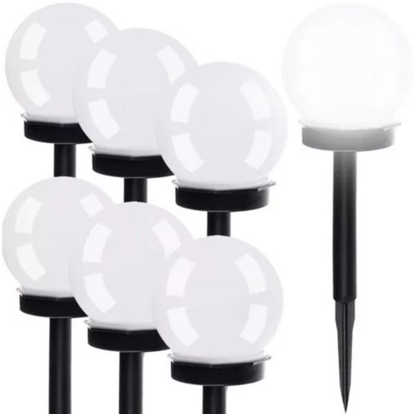 Gardlov LED Solarleuchte Solar-Gartenlampe Solarlichter, Beleuchtung, LED fest integriert, Tageslichtweiß, Ideal für Wege, Einfahrten, Terrassen, Balkone