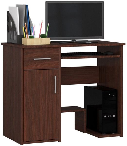 Raumhirsch Furniture Schreibtisch 90 cm Breite - Computertisch - Optimale Arbeitsfläche - Büro (Für Kinderzimmer - Büro - Heimbüro), (viele Farbvarianten - Maße: 90 x 74 x 50 cm) - Hochwertig & stabil