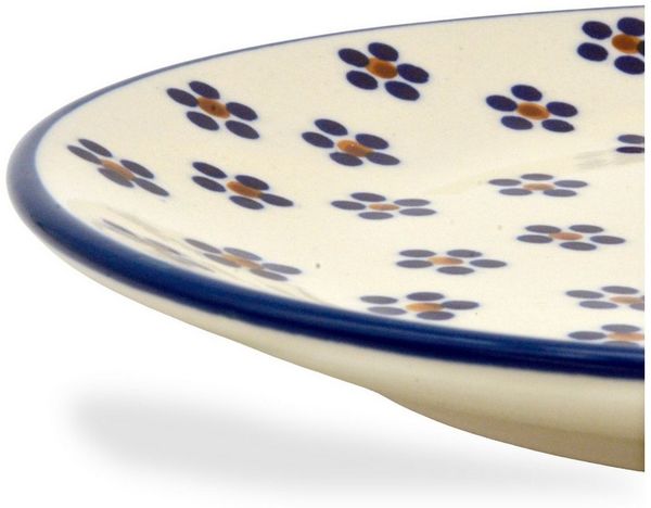 Bunzlauer Keramik Manufaktura Frühstücksteller 21,5 cm, auch für Kuchen oder für Desserts