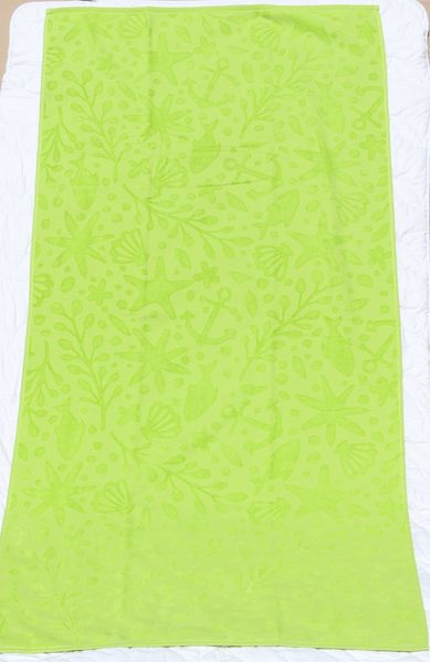 Sympathica Family Strandtuch Liegetuch Duschtuch 75x150 cm Struktur uni apfelgrün