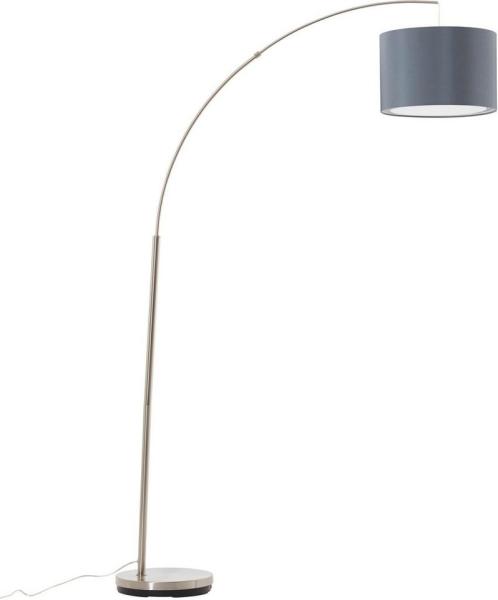Brilliant Leuchten No. 13258-22 Bogenstandleuchte Clarie eisen grau