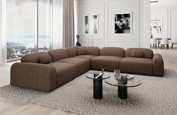 Sofa Dreams Ecksofa Stoff Eckcouch Polstersofa Luxus Eck Couch Barcelona L Form, Loungesofa