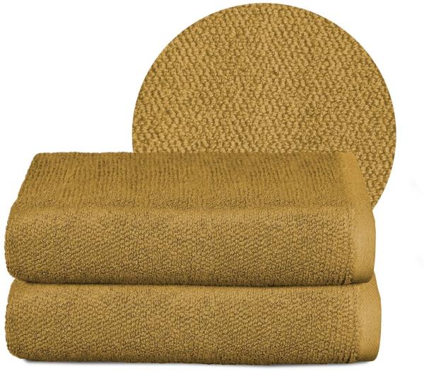 Beautex Handtuch Set Handtuch Set, Made in Europe, Frottier, (Multischlaufen-Optik, Frottier Premium Set aus 100% Baumwolle 550g/m)