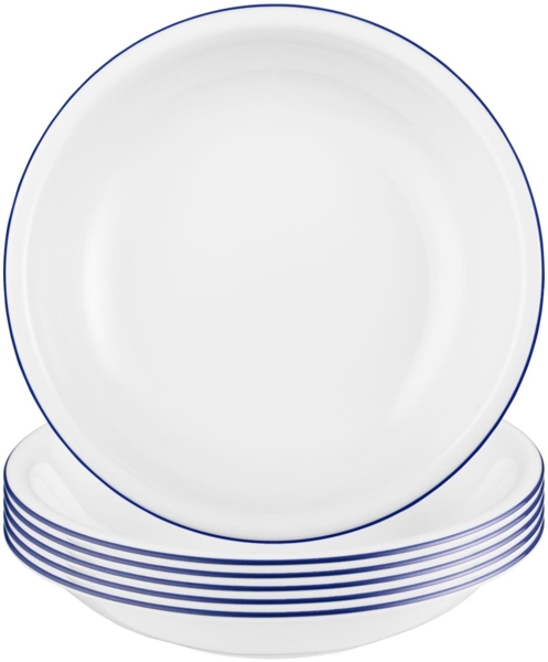Seltmann Weiden Compact Blaurand Suppenteller ø 20,2 cm 6er Set