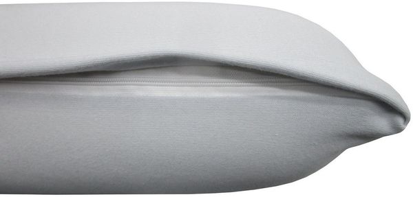 DUKAL Kissenbezug passend für Third of Life VOLAR Reisekissen, 100% Baumwolle, (1 Stück), aus hochwertigem Doppel-Jersey, mit Reißverschluss, Made in Germany