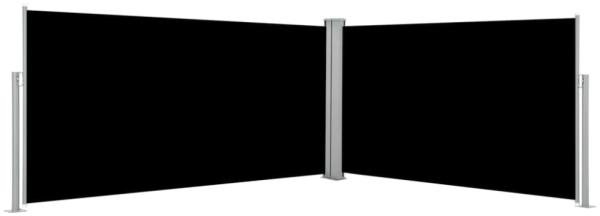 vidaXL Seitenmarkise Ausziehbar Schwarz 160×600 cm 42178