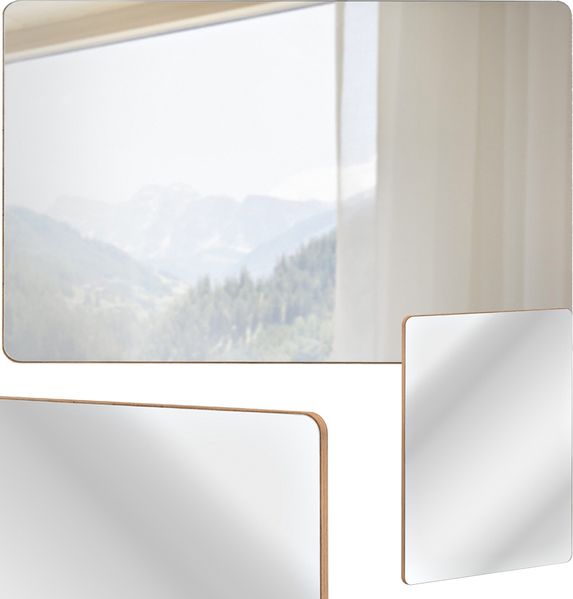 Badezimmerspiegel 60 cm LUTON-56 Wotan Eiche Nb. Nb. B/H/T ca. 60/80/2 cm