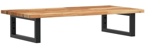 vidaXL Waschbeckenregal Wandmontage Stahl und Akazienholz 3302713