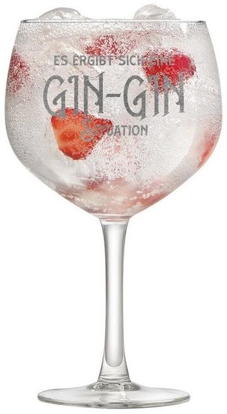 Lasernauten Cocktailglas Gin Glas mit Gravur 630 ml Cocktailglas Ginglas Gin Gläser mit Spruch