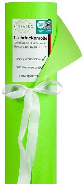 Sensalux Tischdecke Tischdeckenrolle 25m aus stoffähnlichem Vlies, Farbe + Breite wählbar