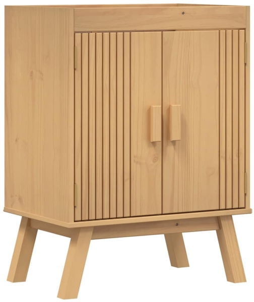 vidaXL Unterschrank Olden Braun 60 x 40 x 80 cm Massivholz Kiefer 42001360