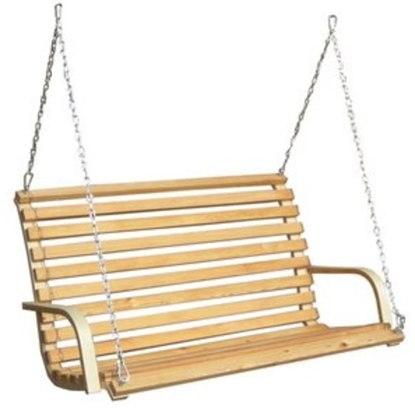 146x100cm Hollywoodschaukel Sitz aus Holz mit Befestigung Bild 6