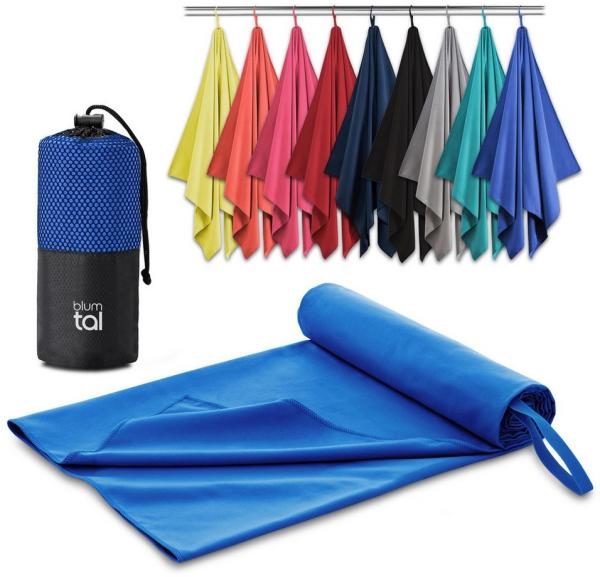 Blumtal Sporthandtuch Mikrofaser Handtücher Set, Mikrofaser (2-St), Ultra leicht, kompakt & schnelltrocknend