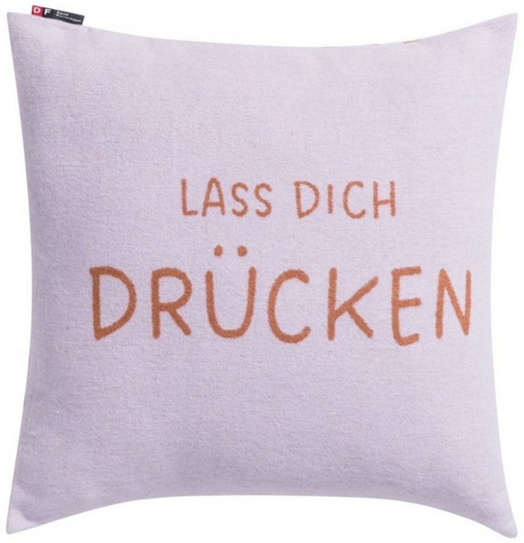 DAVID FUSSENEGGER Kissenhülle David Fussenegger Kissenhülle 'Lass dich drücken' 50 x 50 cm