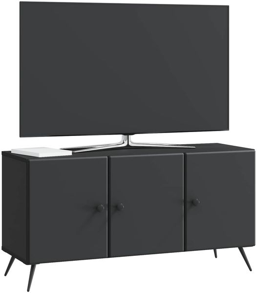 vidaXL TV-Schränk Schwarz 99 x 34,5 x 50 cm Holzwerkstoff 895636 Bild 2