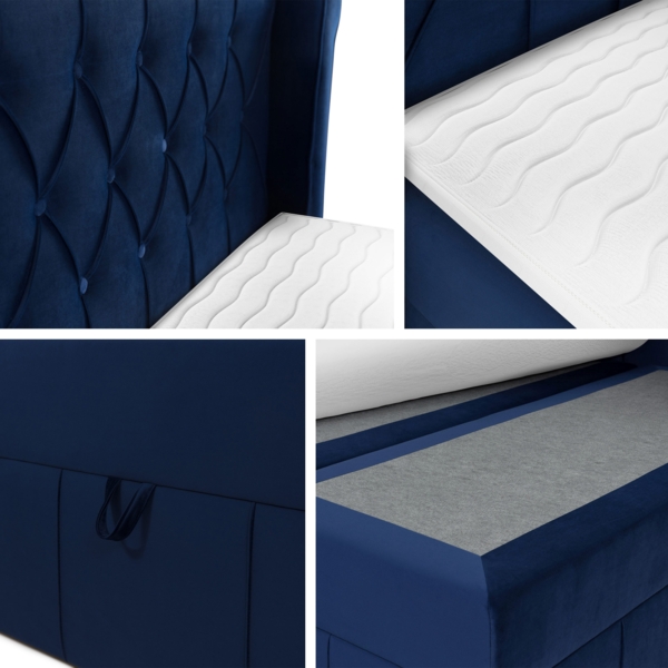 Boxspringbett Massimo, Natur, 180x200 cm Bild 5