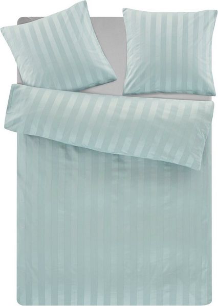 Leonique Bettwäsche Malia in Gr. 135x200 oder 155x220 cm, Mako-Satin, 2 teilig, zeitlose Bettwäsche aus Baumwolle, Bettwäsche in Mako-Satin-Qualität