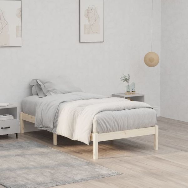 vidaXL Massivholzbett ohne Matratze 100x190 cm Kiefer 822457