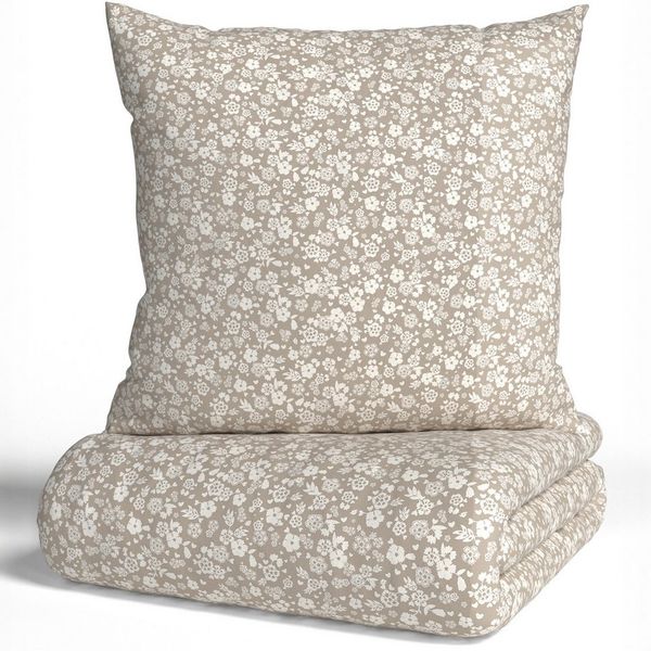 OTTO home Bettwäsche Mariby, Renforcé, 2 teilig, mit feinem Blümchen Design, skandinavisch, romantische Bettwäsche