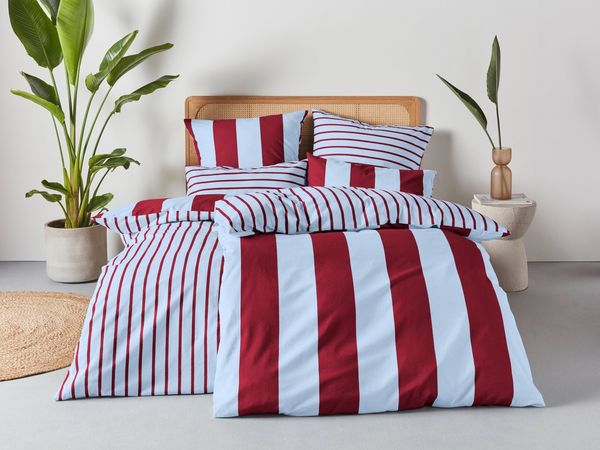 OTTO home Wendebettwäsche Sari Trend, Linon, 2 teilig, ab Gr. 135/200 cm, Bettwäsche in modernen Farben, trendig