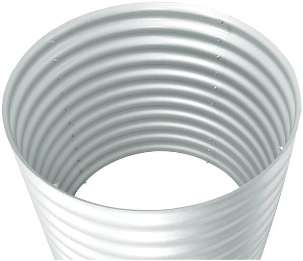 vidaXL Garten-Hochbeet 80x80x81 cm Verzinkter Stahl Silbern 45515 Bild 5