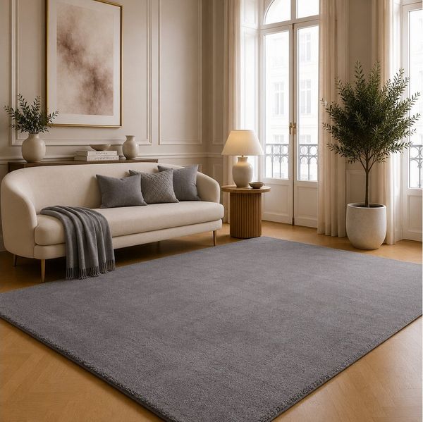 the carpet Teppich kuschelig & Super Soft, Anti-Rutsch Unterseite, rechteckig, Höhe: 16 mm, Waschbar bis 30 Grad, Felloptik, Wohnzimmer Teppich, Kundenliebling