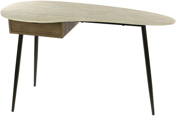 Schminktisch Oniva mit Keramikplatte und Schublade, 127 cm