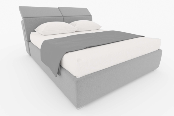 99rooms Danio Polsterbett Rot 140x200 cm Velours KRONOS Bild 4