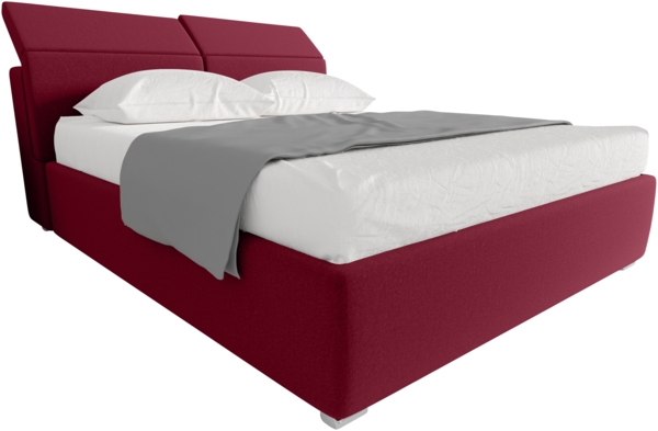 99rooms Danio Polsterbett Rot 140x200 cm Velours KRONOS Bild 7