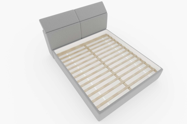 99rooms Danio Polsterbett Rot 140x200 cm Velours KRONOS Bild 6