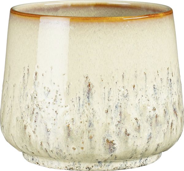 Mica Decorations Topf Mylo ceramic 16 x 19 cm beige
