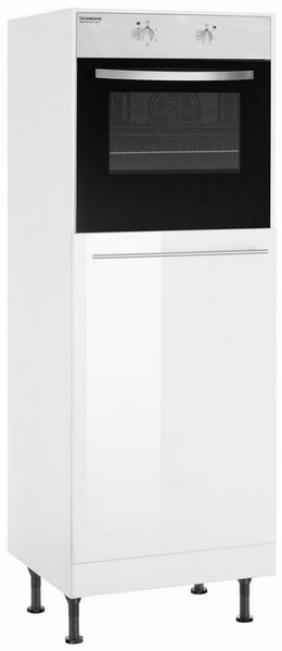 OPTIFIT Backofenumbauschrank Bern 60 cm breit, 176 cm hoch, höhenverstellbare Stellfüße, mit Metallgriff