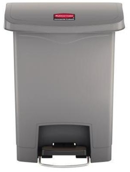 Rubbermaid Step-on Mülleimer Slim Jim 30 L Grau 445373