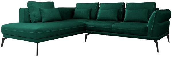 Ecksofa Bakira (Farbe: Monolith 37, Seite: Links OT-2R)